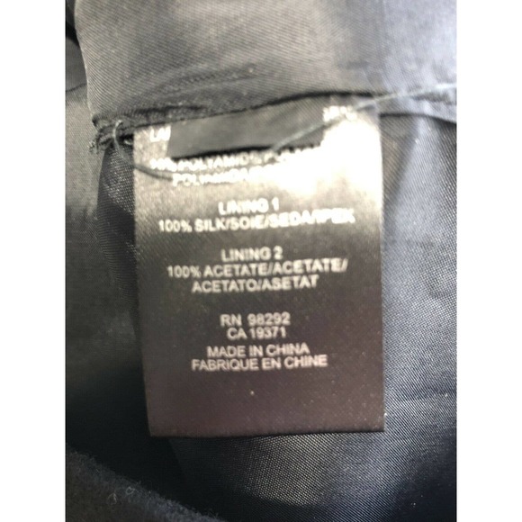 Tibi Dress Sheath Black Silk Lined NWT Wool Dress D3 - Picture 7 of 7